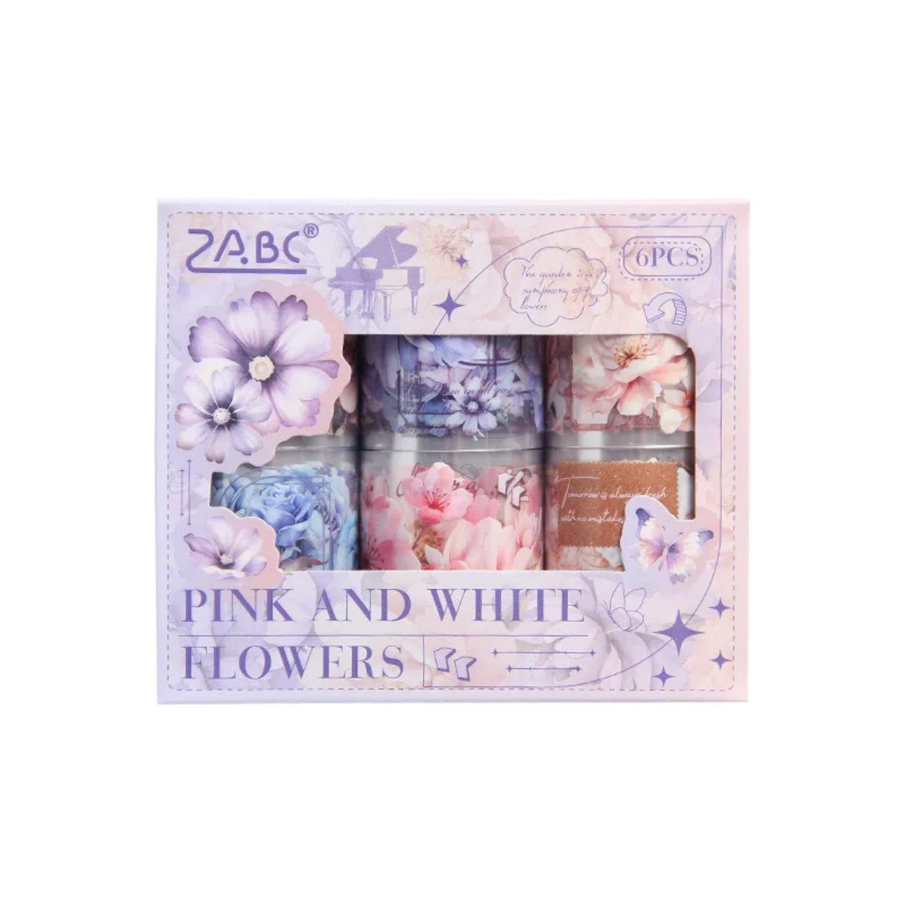 Flower Sticker Rolls Box