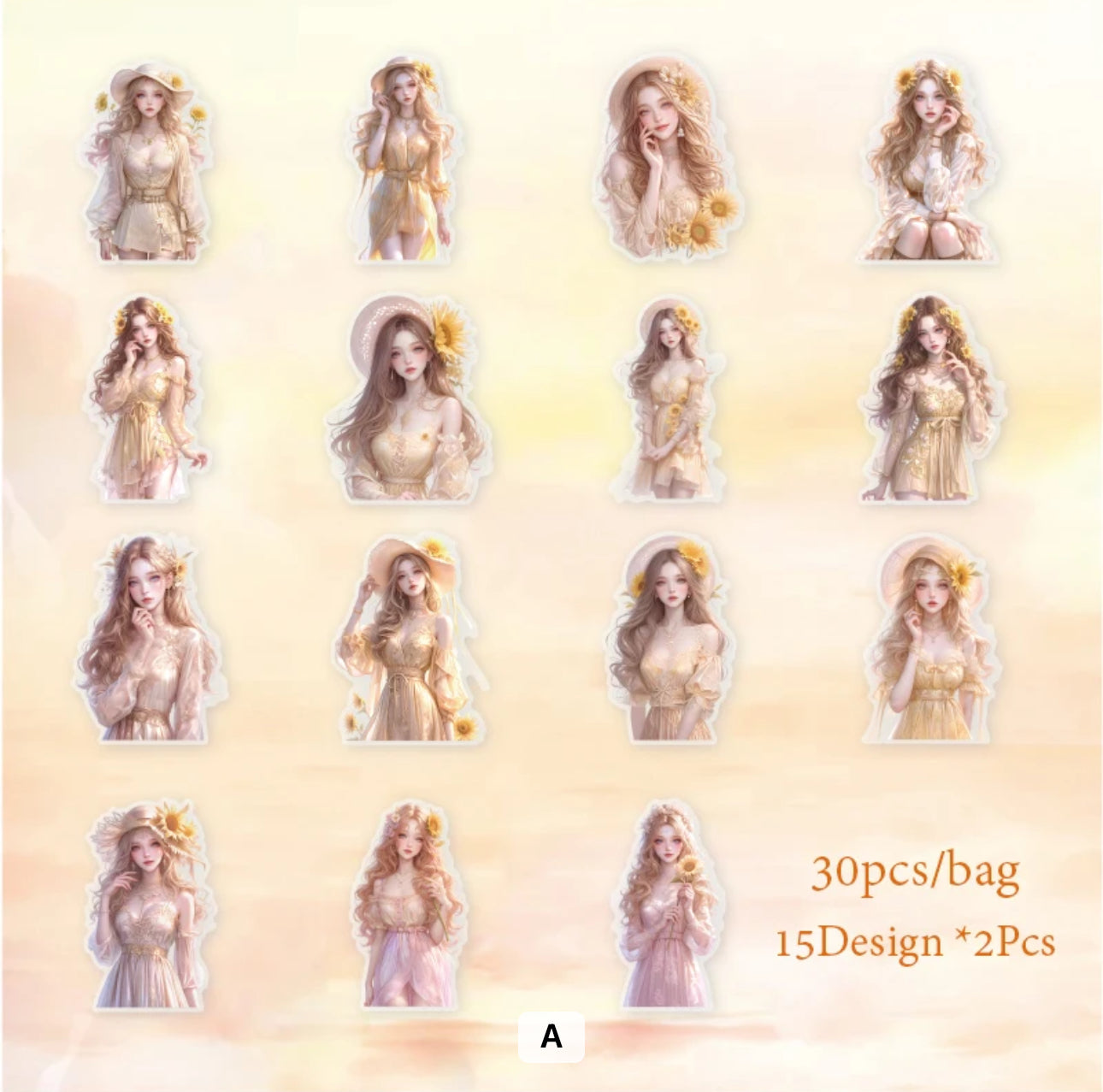 Girls Stickers Series