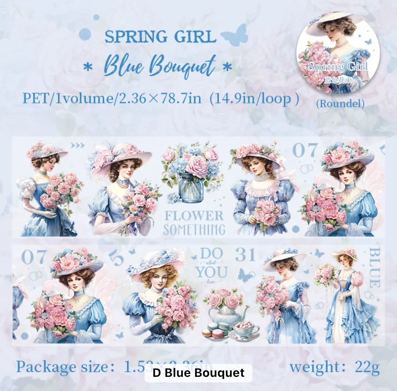 Spring Girl Series Washi Tape