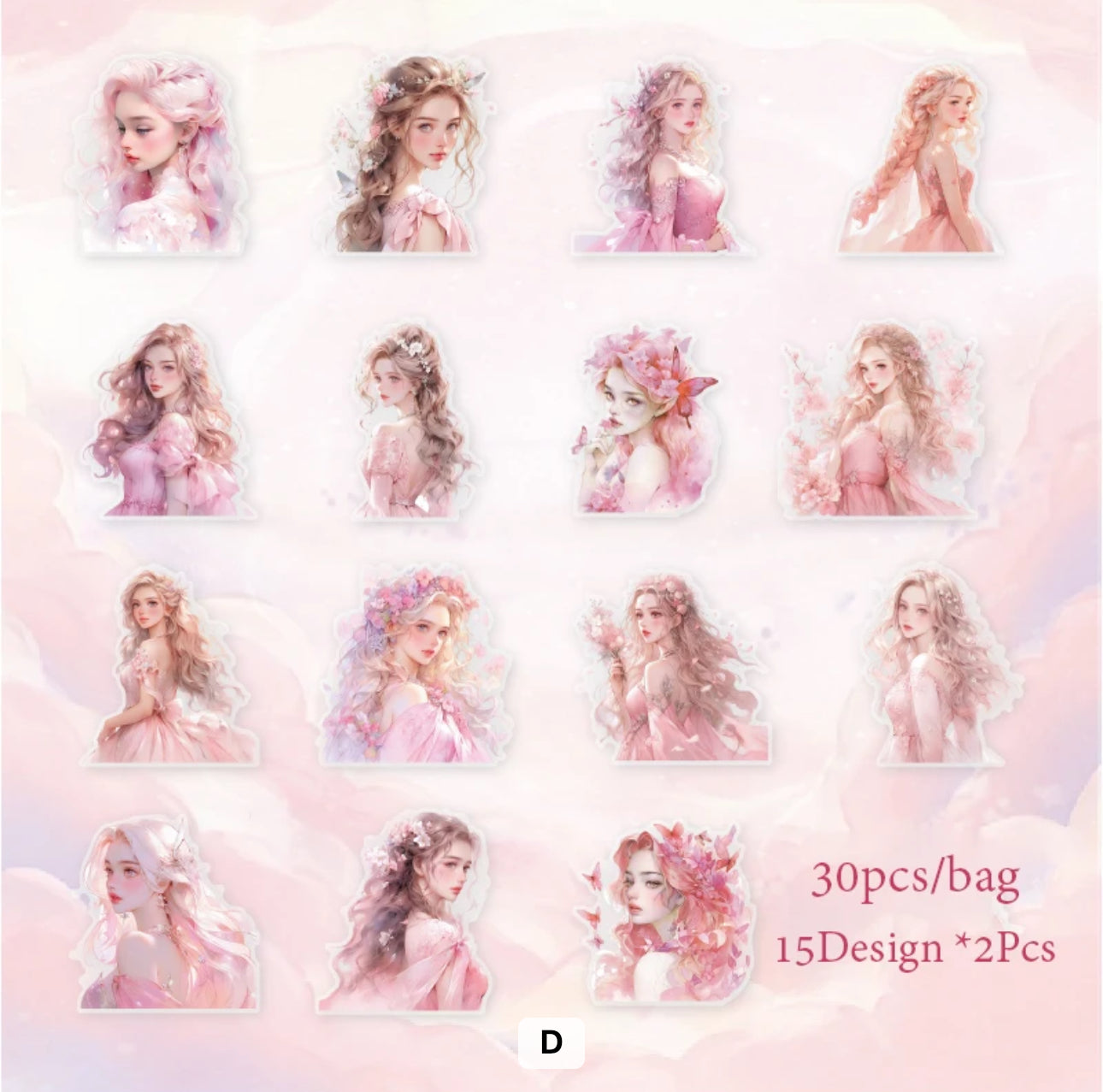 Girls Stickers Series